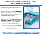 Očkování proti COVID-19 je od 1.3.2021 možné i v nemocnici Frýdlant 1